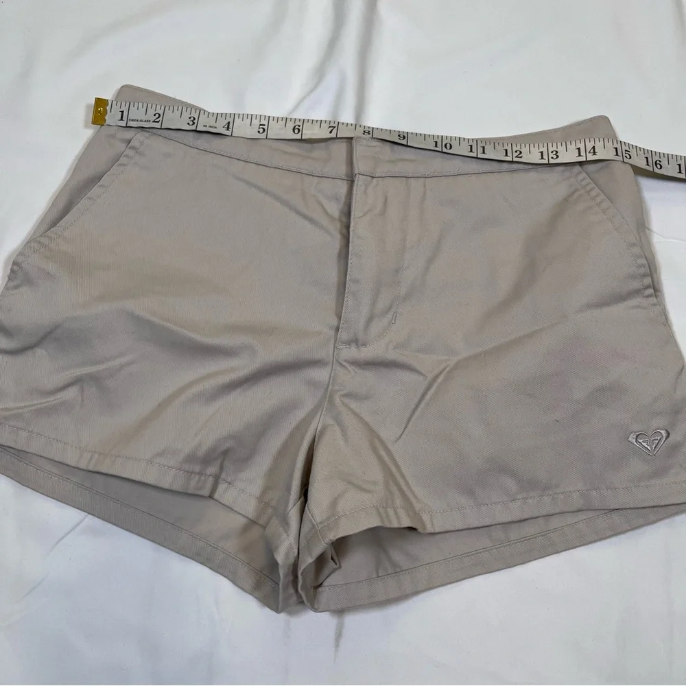 Vintage‎ Y2K Roxy Chino Shorts Low Rise khaki size 5